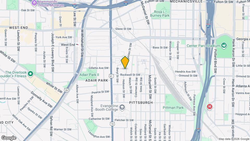 823 Humphries St SW Map and Location Details