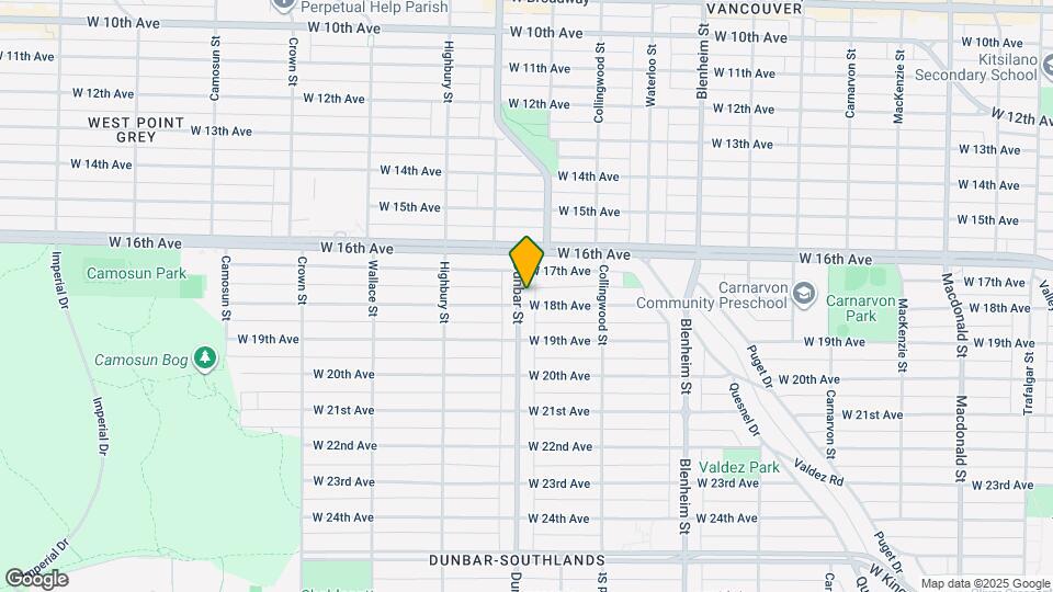 3595 18th Av W Map and Location Details