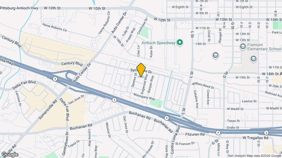 1713 Linden Way Mapa y Detalles de la Ubicación