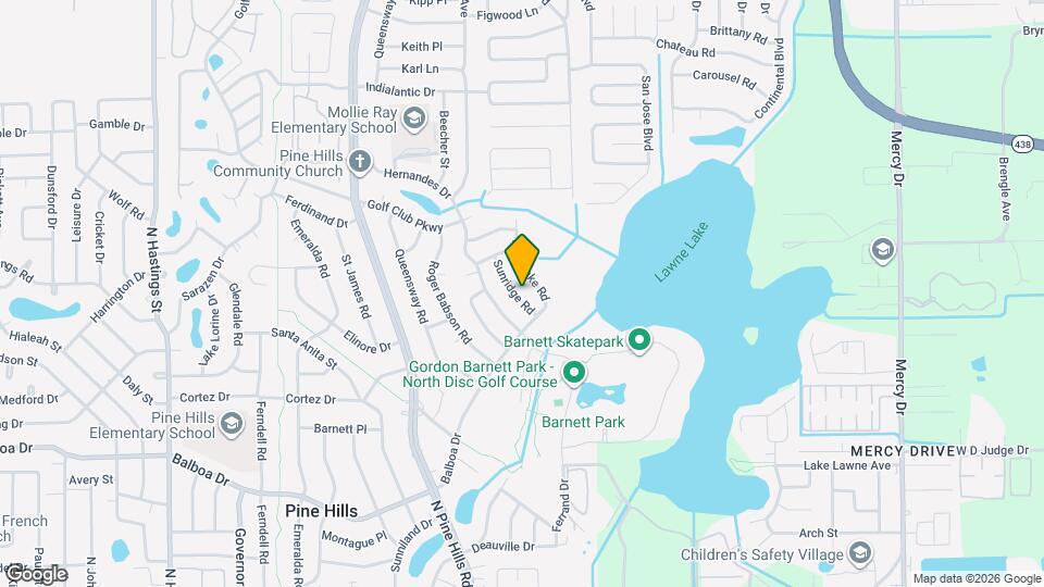1407 Sunridge Rd Map and Location Details
