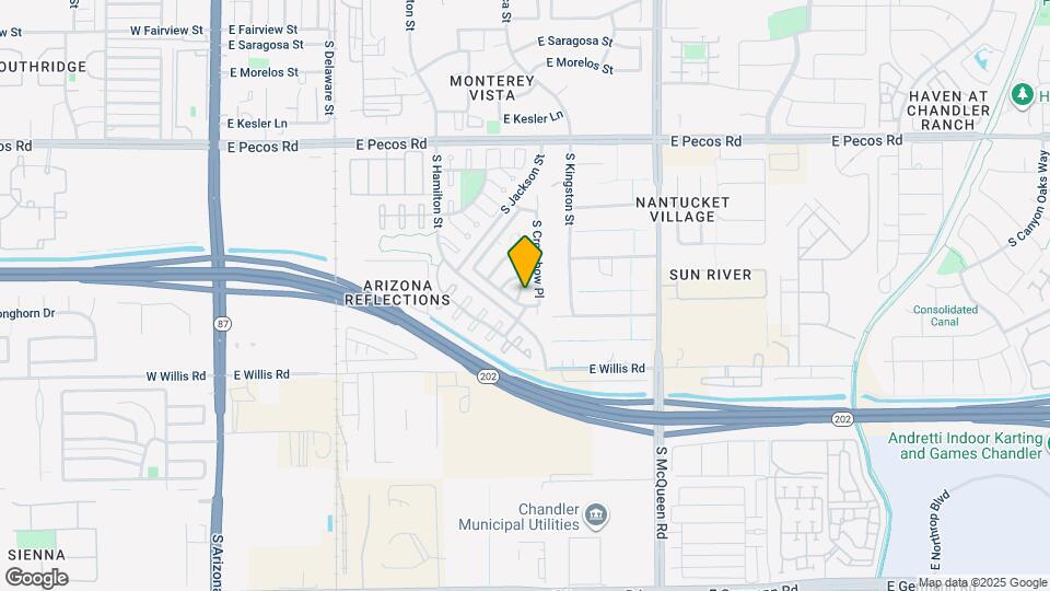 1283 S Anvil Pl Mapa y Detalles de la Ubicación