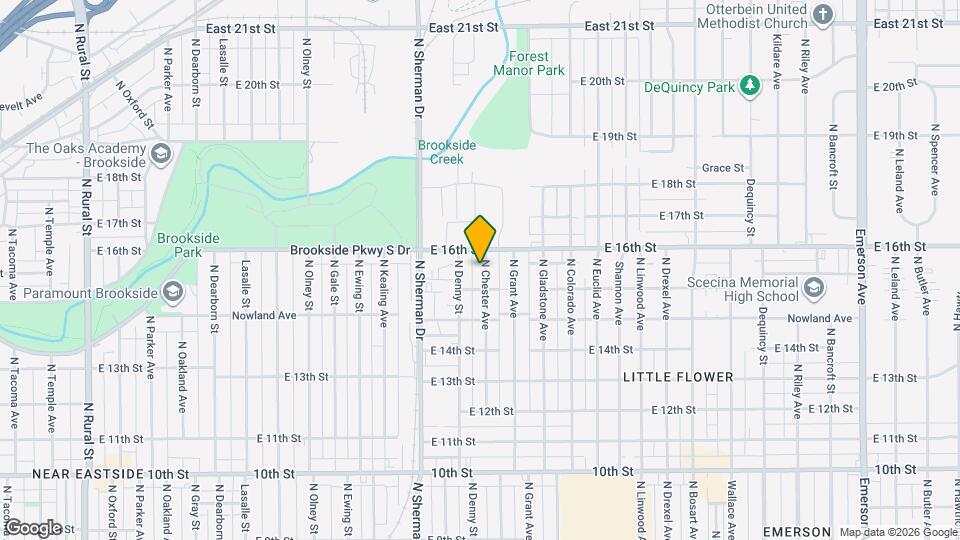 1524 N Chester Ave Map and Location Details