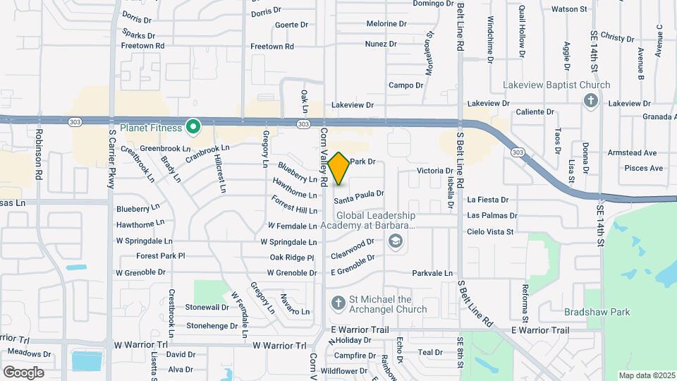 2633 Santa Anna Dr Map and Location Details