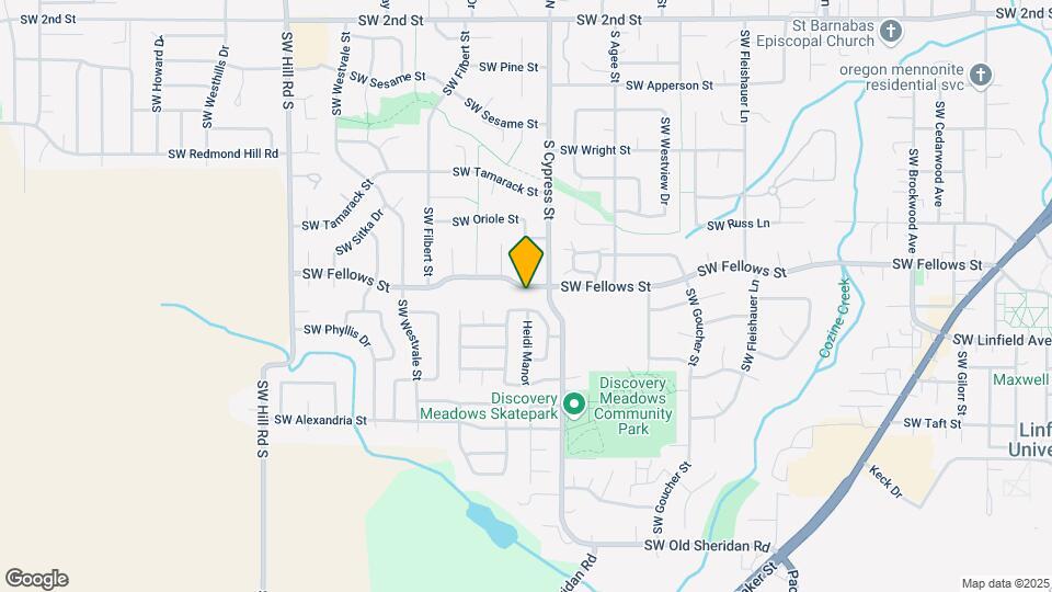 1730 SW Fellows St Map and Location Details