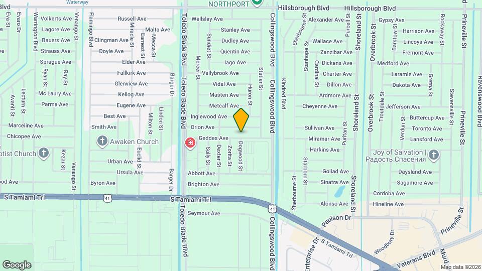 17444 Geddes Ave Map and Location Details