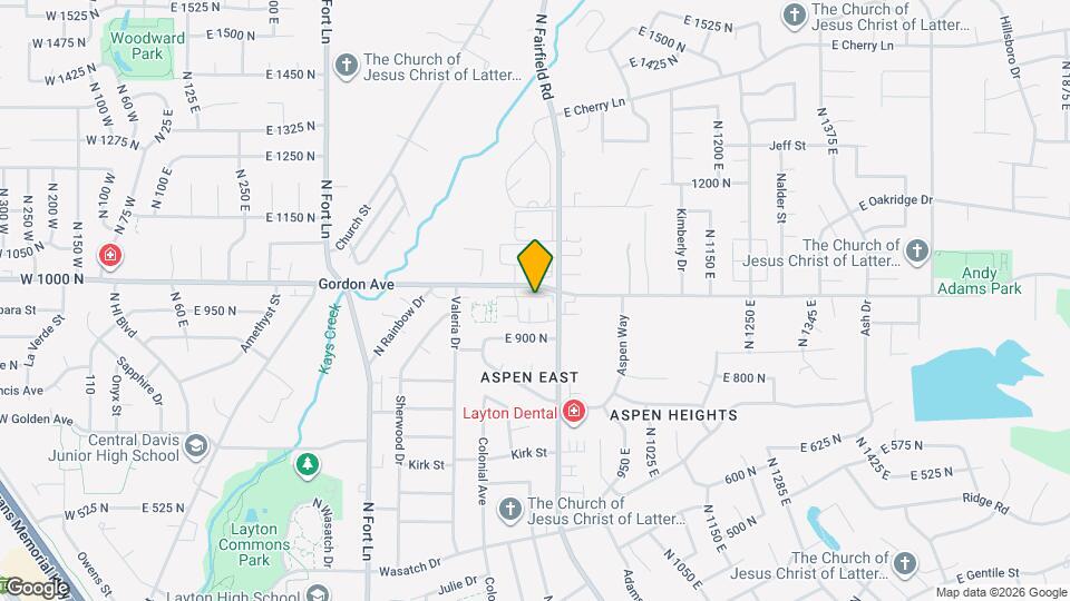 818 E 975 N Map and Location Details