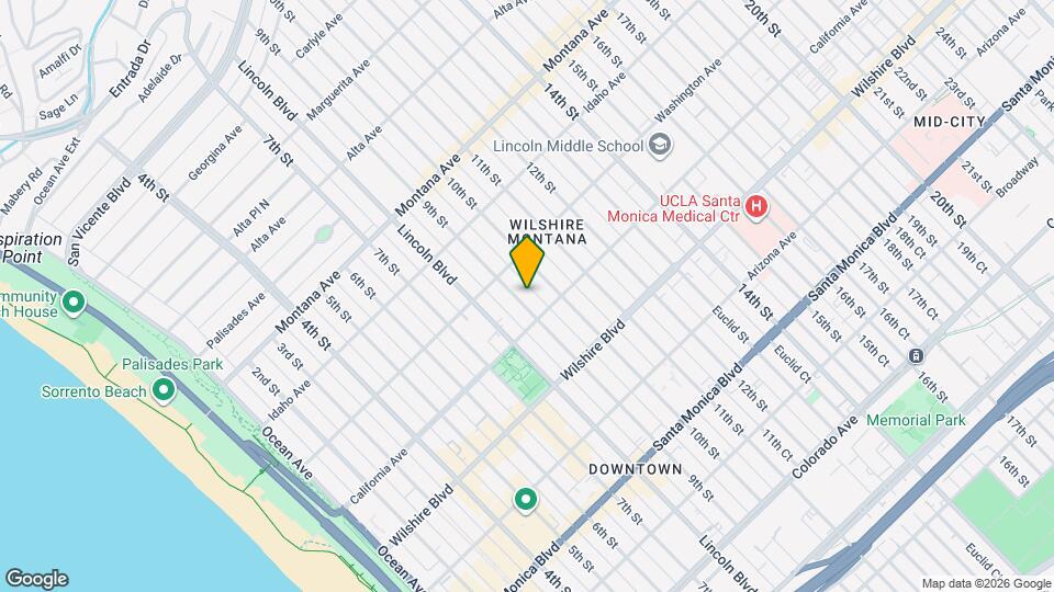 1033 9th St Map and Location Details