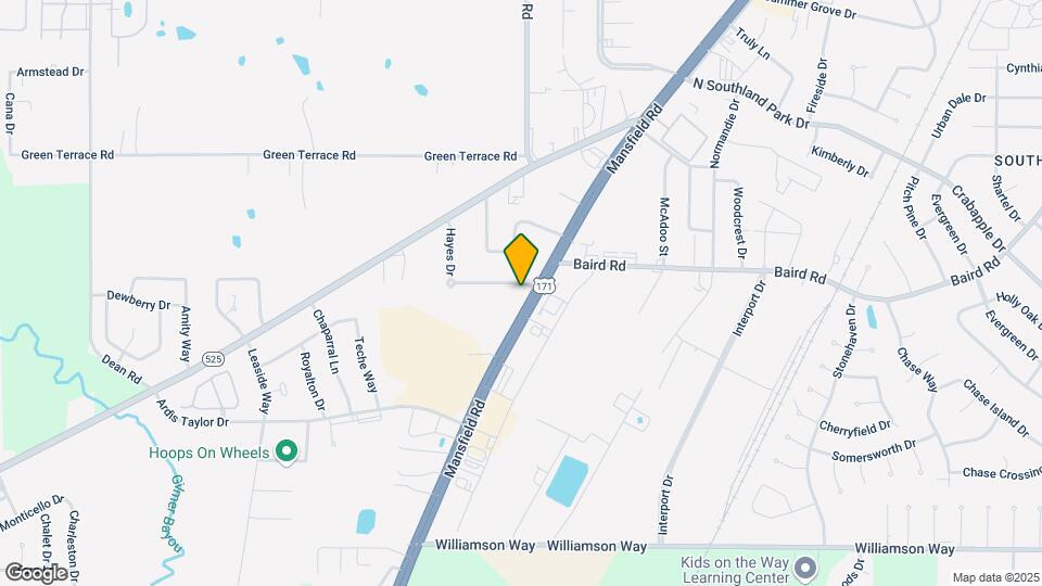 9500 Mansfield Rd Mapa y Detalles de la Ubicación