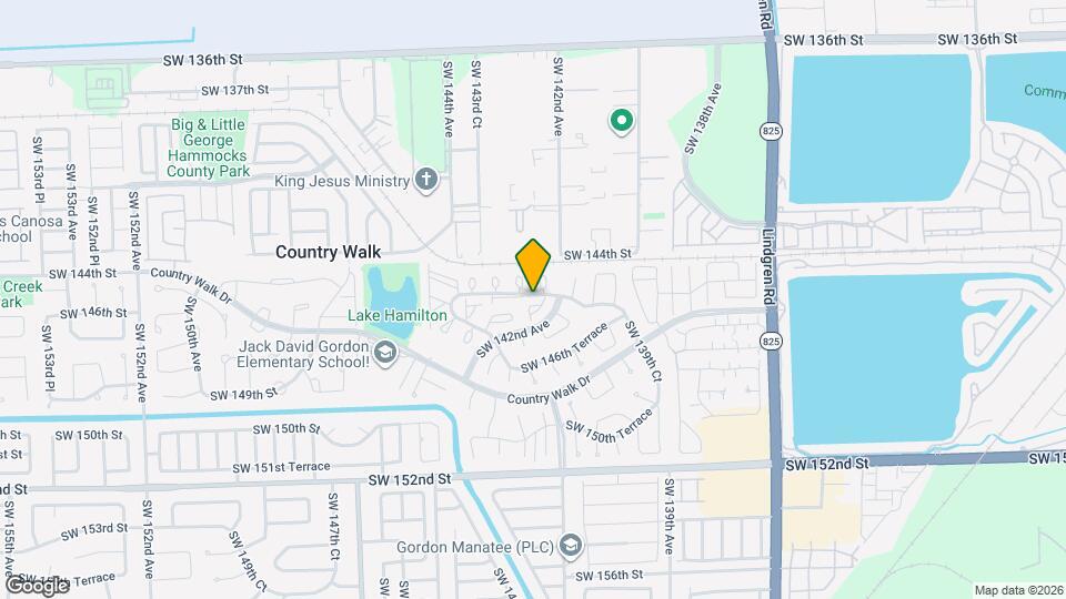14530 SW 142nd Ct Cir Map and Location Details