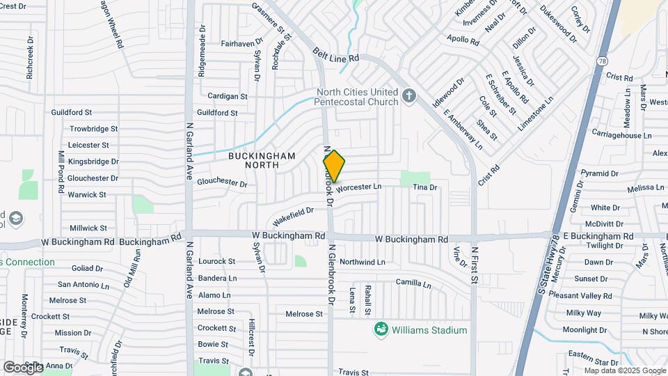 729 Worcester Ln Map and Location Details