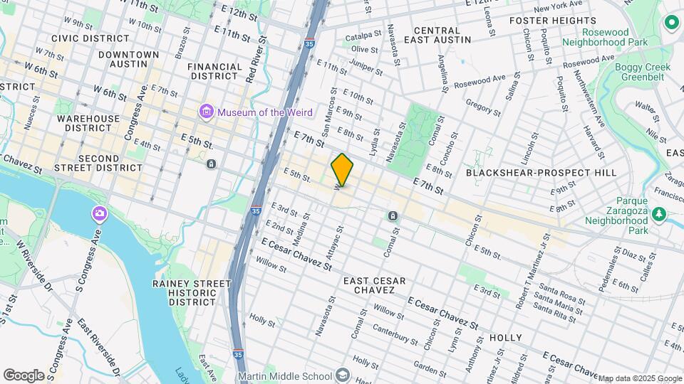 1212 E 5th St. Map and Location Details