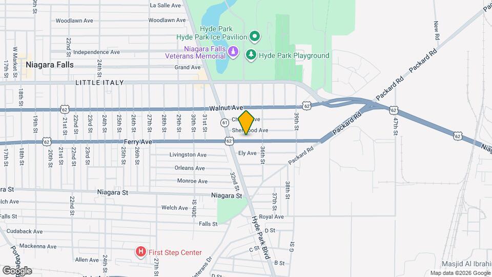 3534 Ferry Ave Map and Location Details