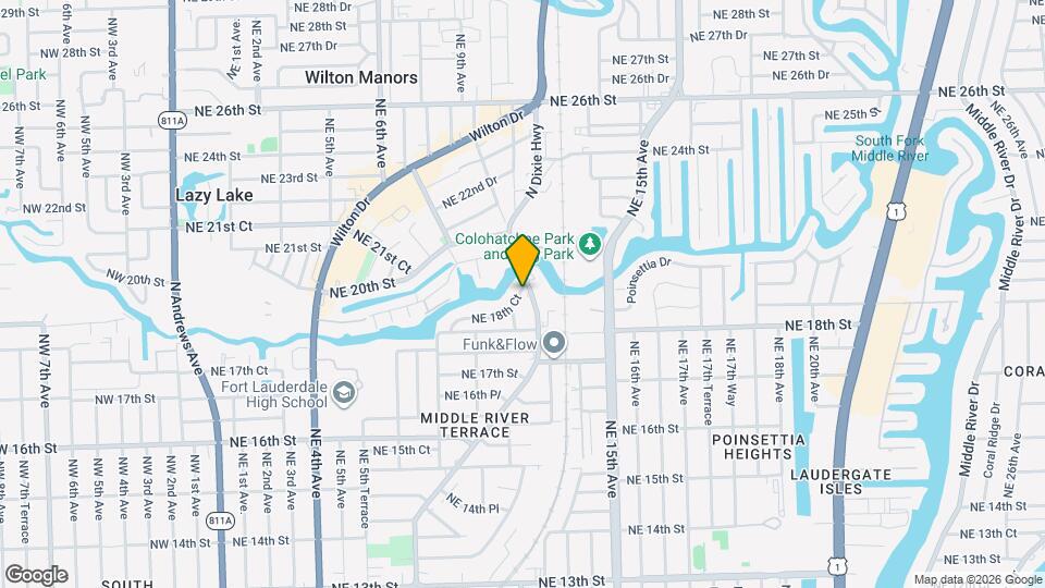 1118 NE 18th Ct Mapa y Detalles de la Ubicación