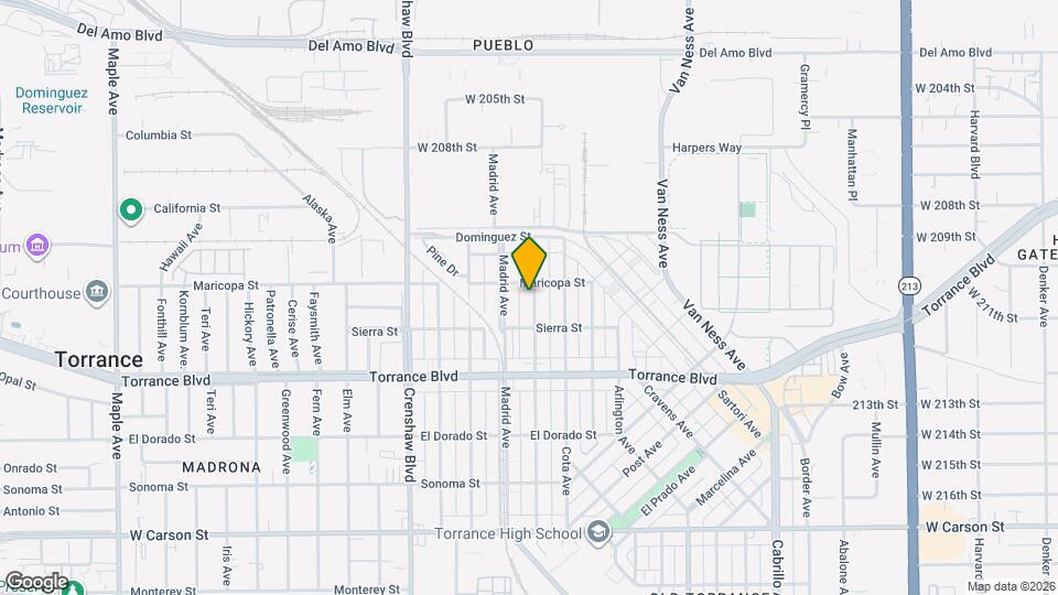 815 Amapola Ave Map and Location Details