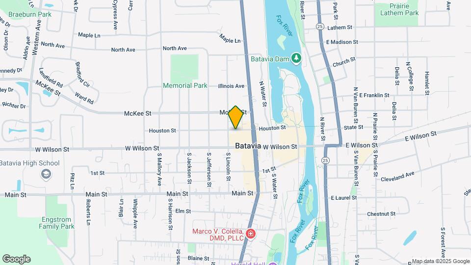 340 Houston St Map and Location Details