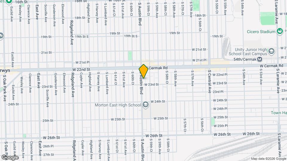 2231 S Austin Blvd Map and Location Details
