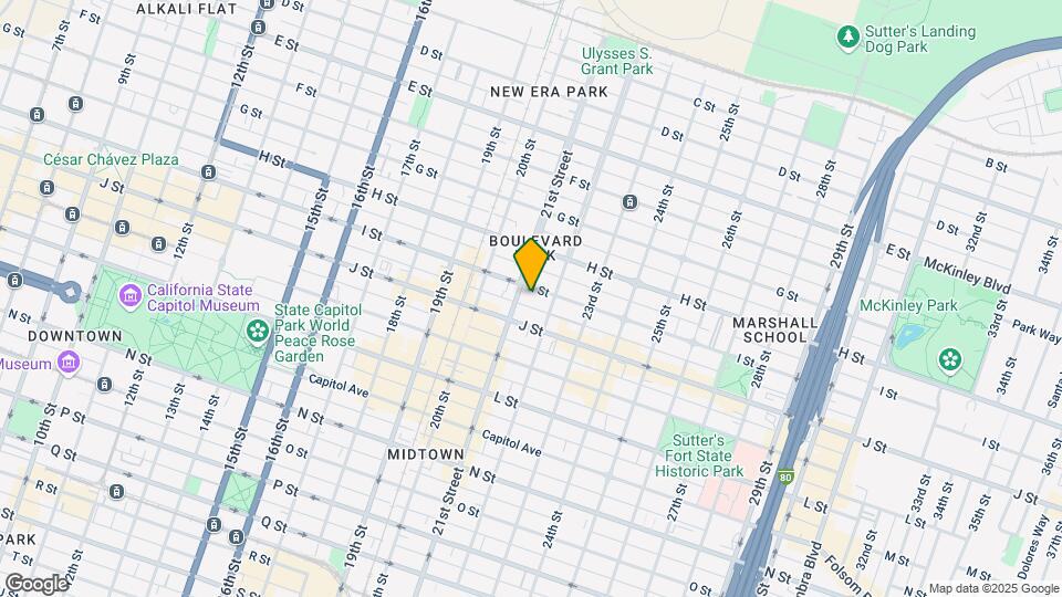 2110-2112 I St Mapa y Detalles de la Ubicación