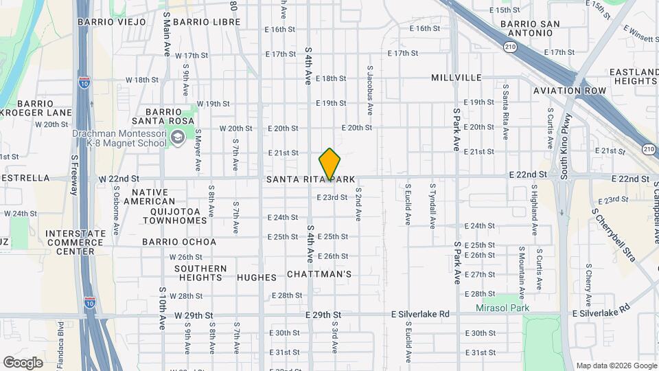 340 E 22nd St Map and Location Details