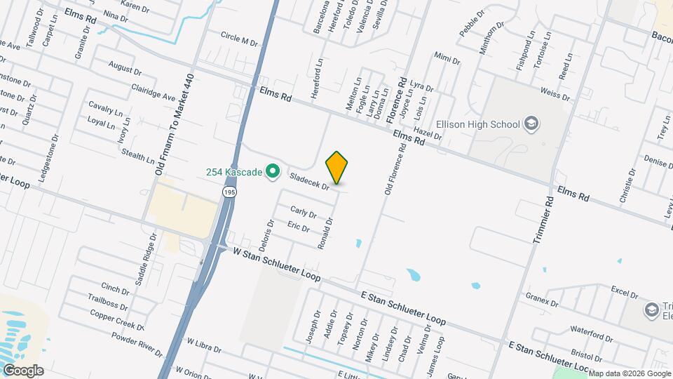 304 Sladecek Dr, Unit A Map and Location Details