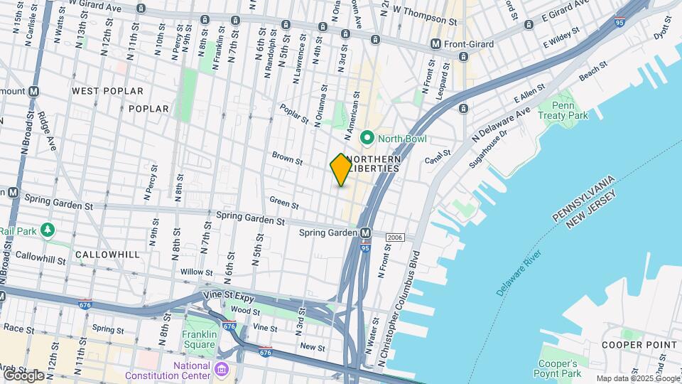 707 N American St Mapa y Detalles de la Ubicación