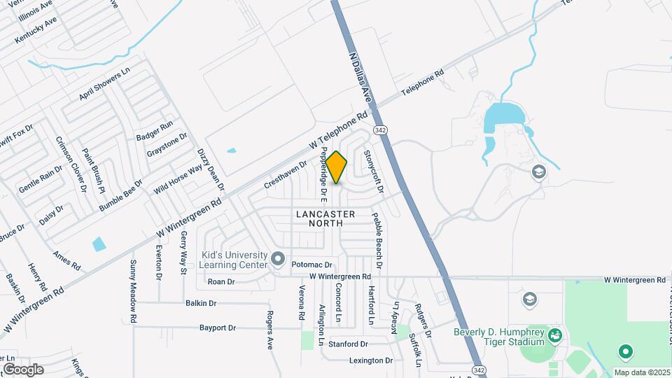 2923 Tanglewood Dr Map and Location Details