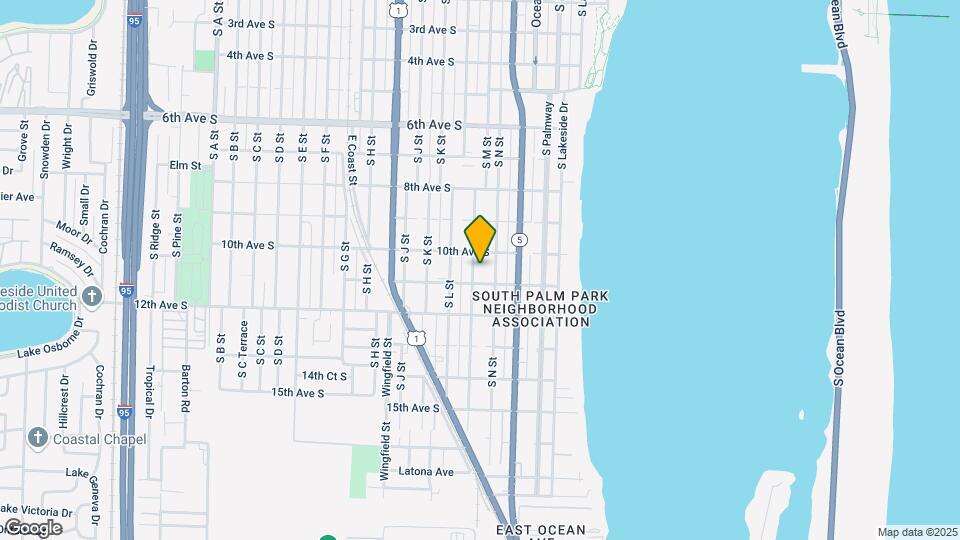 1018 S M St Mapa y Detalles de la Ubicación
