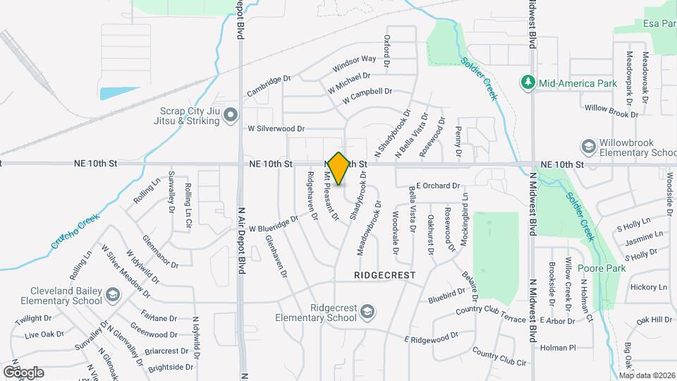 3617 N Shadywood Dr Mapa y Detalles de la Ubicación