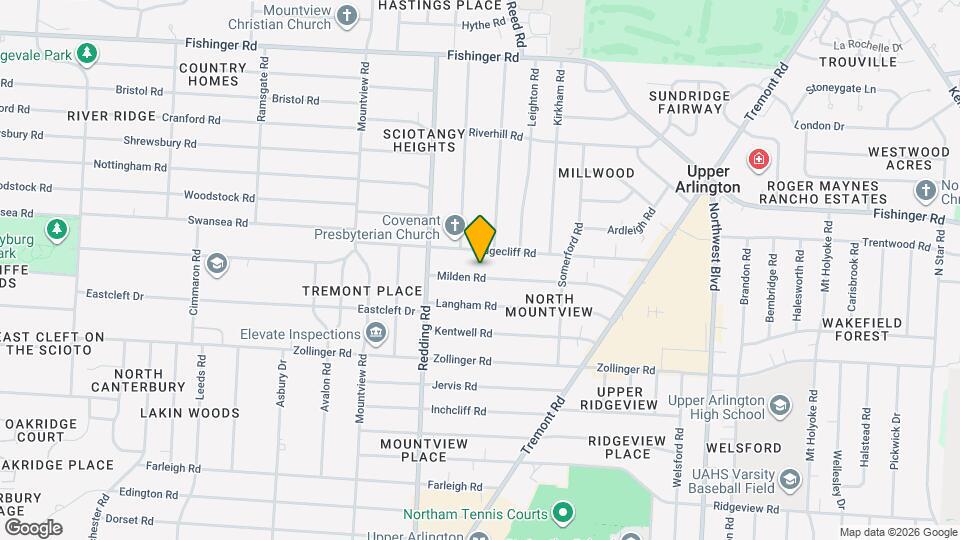 2022 Milden Rd Mapa y Detalles de la Ubicación