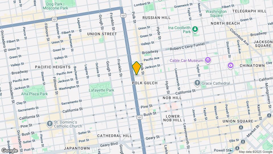 1789 Washington St Map and Location Details