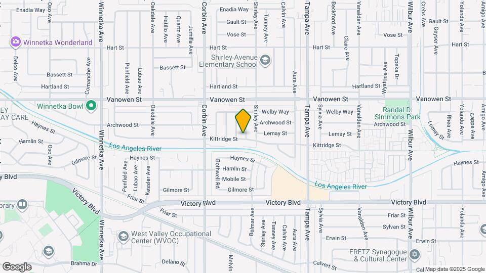 6633 Belmar Ave Map and Location Details