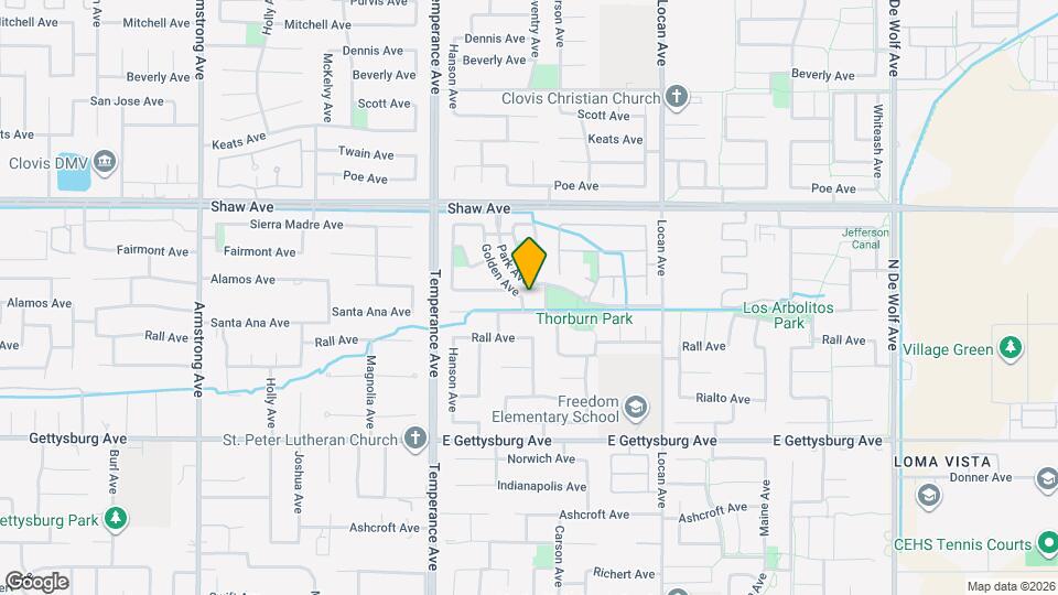 2315 Golden Ave Mapa y Detalles de la Ubicación