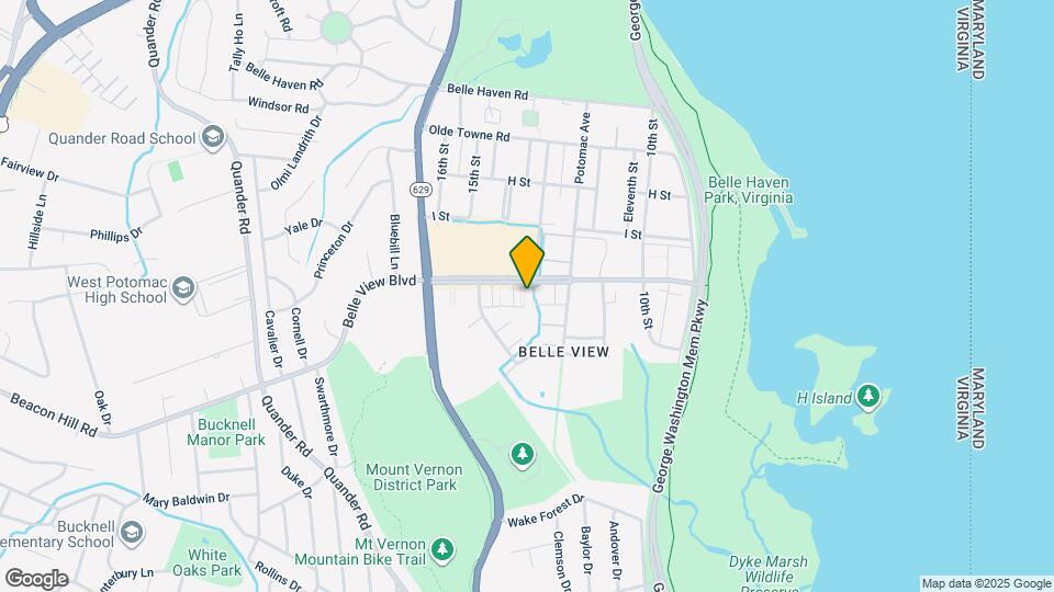 1503 Belle View Blvd Map and Location Details