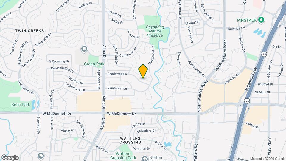 1108 Shadetree Ln Map and Location Details