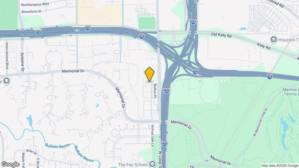 573 N Post Oak Ln Map and Location Details