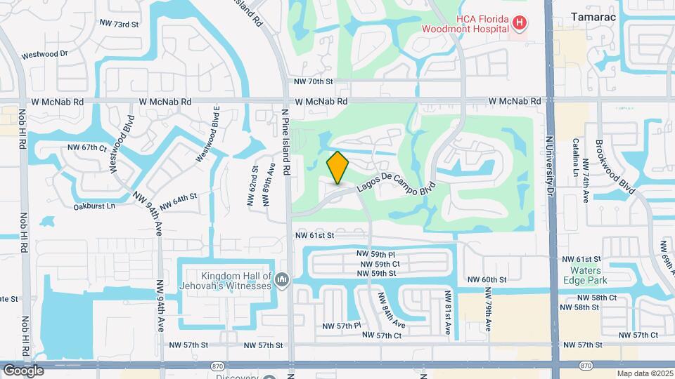 8401 Lagos De Campo Blvd Map and Location Details