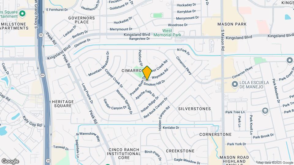 22526 Smokey Hill Dr Map and Location Details