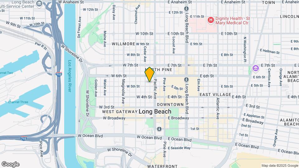 225 W 5th St Map and Location Details