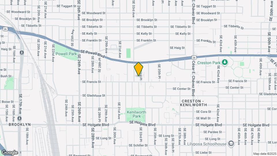 3819 SE 33rd Pl Map and Location Details