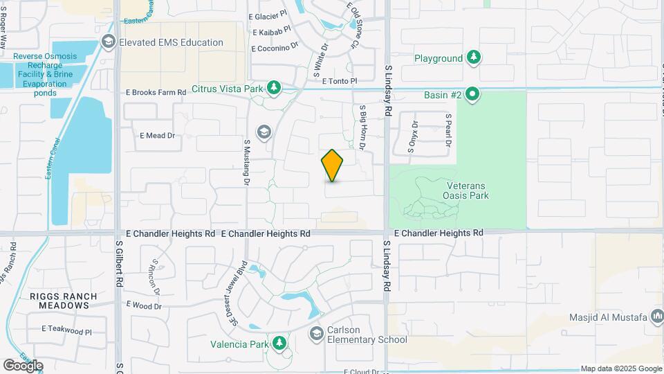 3821 E Powell Pl Map and Location Details