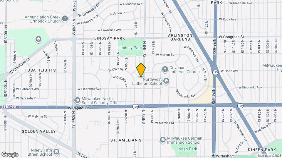 4141 N 84th St, Unit 4141 Map and Location Details