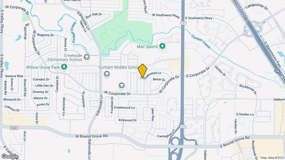307 Teakwood Ln Map and Location Details