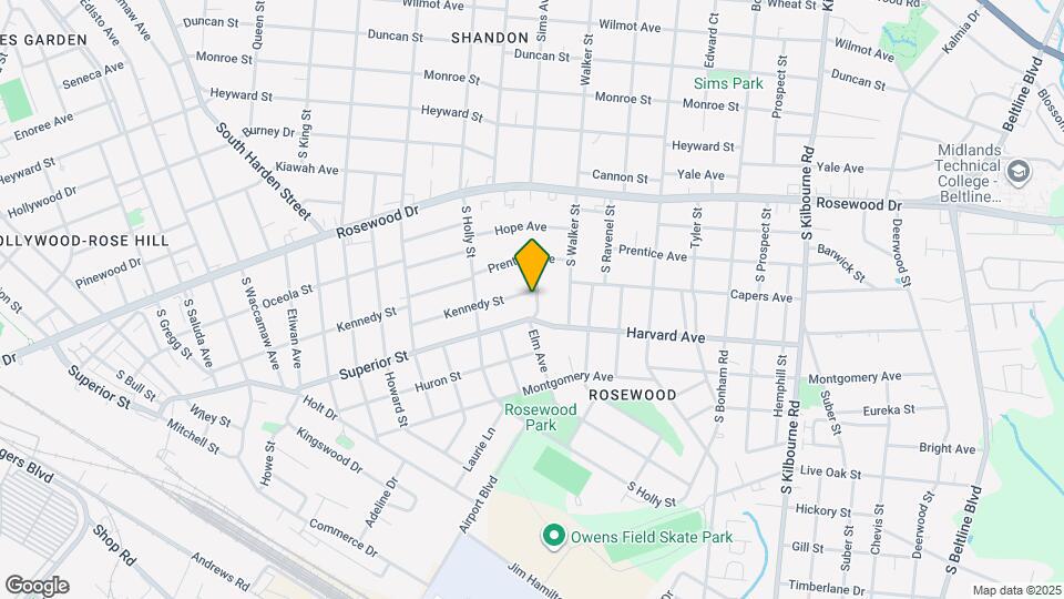 3044 Kennedy St Map and Location Details