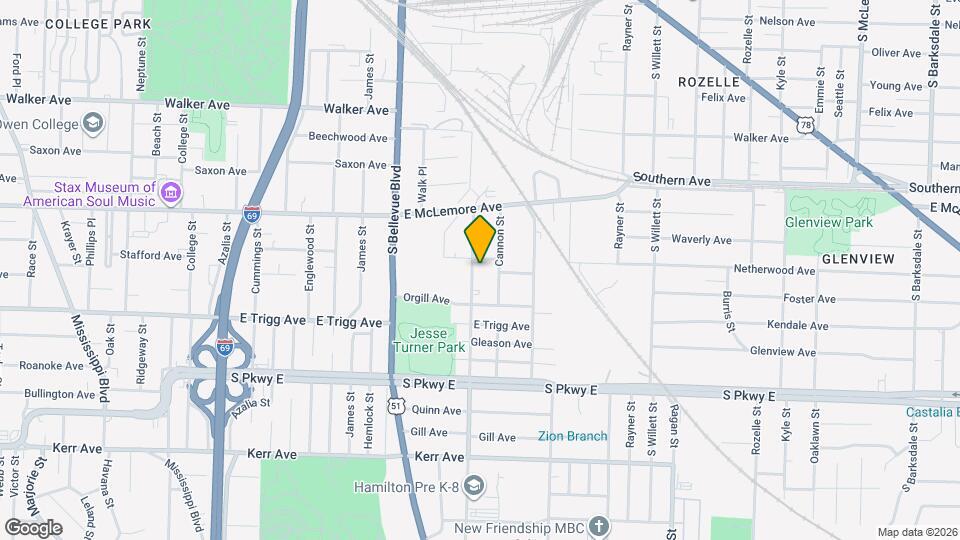 1214 Wilson St Map and Location Details