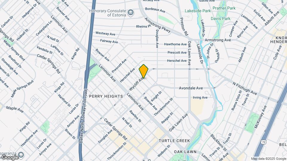 4236 Holland Ave Map and Location Details