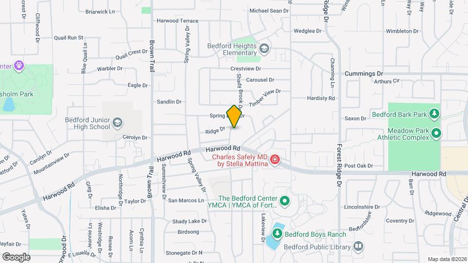 3108 Shady Brook Dr Map and Location Details
