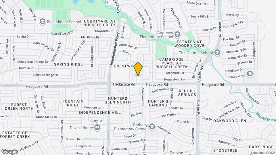 8012 Greenwood Dr Map and Location Details