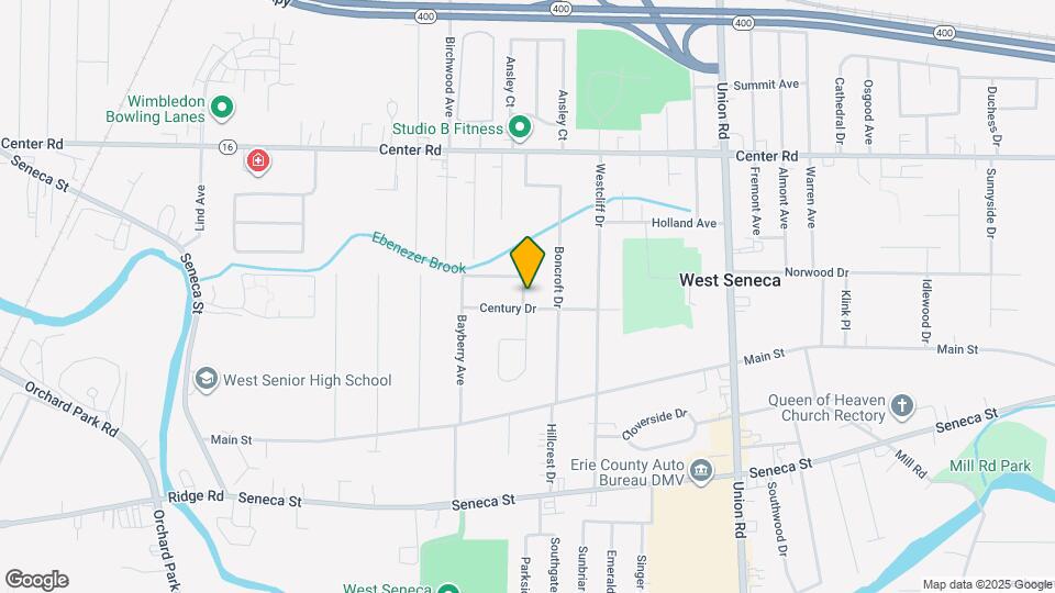 93 Century Dr Map and Location Details