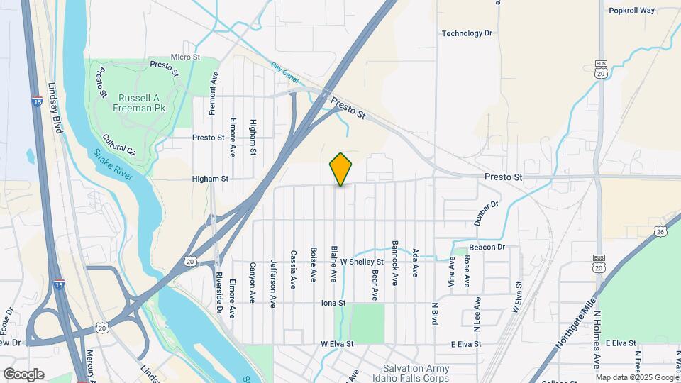 1296 Blaine Ave, Unit 1 Map and Location Details