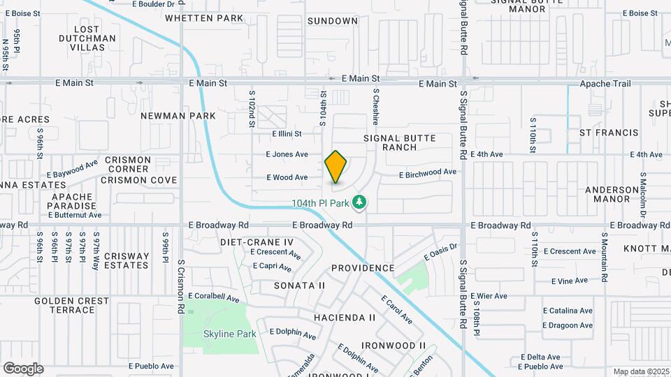 10422 E Bramble Ave Map and Location Details