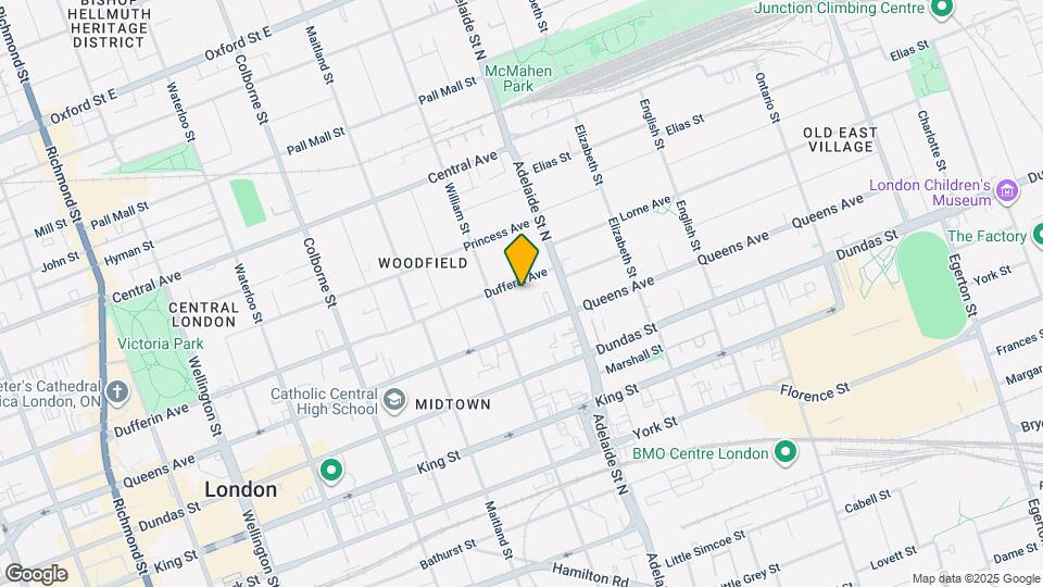 569 Dufferin Ave Map and Location Details